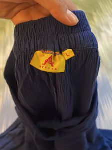 Dark blue Plazzos