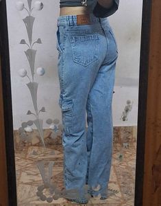 BLUE CARGO JEANS 💅💋