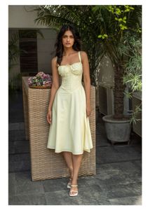 IT Girl Women Yellow Summer Dress