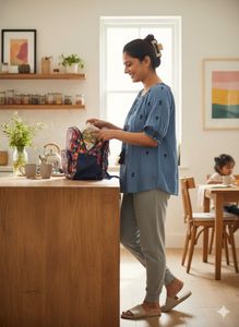 🛍️THRIFT ALERT:The Ultimate Indigo Nomad Blouse!