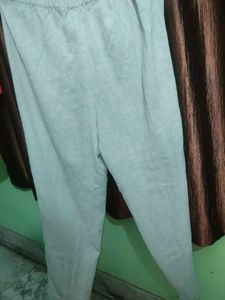 Casual Beige Corduroy Pants