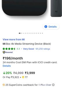 Mi Box [4K] Ultra HD Streaming Android Bx