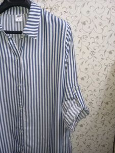 Stripe Shirt Dress