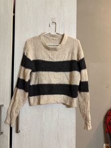 Striped Knit Sweater