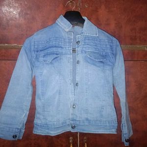Classic Light Blue Denim Jacket for Women