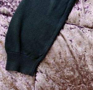 UCB Dark Blue Light Sweater With Stone Buttons