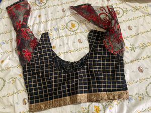 Embroidered Tulle Top