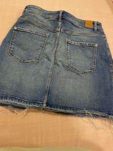 Denim Mini Skirt