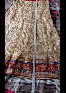 Red Bridal Lahanga Dupatta With Stitched Blouse
