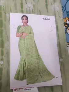 Elegant Green Saree (3 Piece Available)
