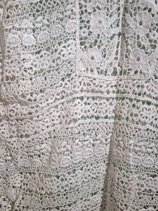 White Crochet Cover-Up