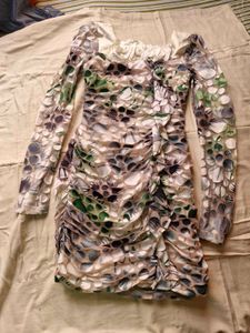 Unique Patterned Party Dress