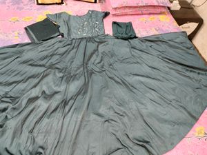 Elegant Grey Dress