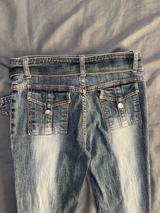 Vintage Belted Jeans