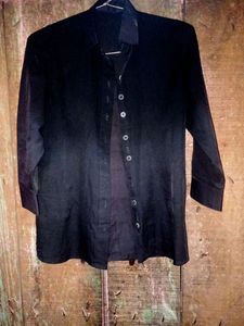 Unisex Black Simple Shirt
