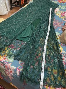 Emerald Green One-Shoulder Gown