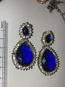blue stone Earrings