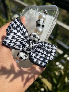 Houndstooth Bow Phone Case