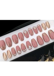 Peach Colour  Nail Gel Extension Tip dd On Sparkl