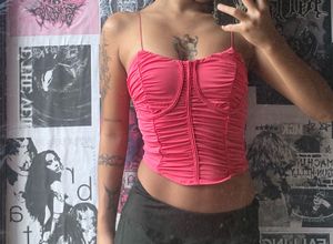 Pink Corset Top