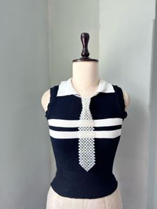 Tie comes separate Chic Knit Top