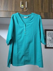 Teal Tunic Top