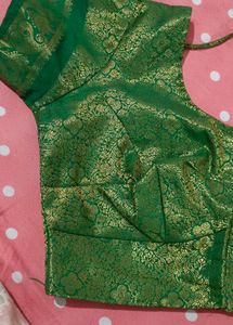 Green Brocade Blowse
