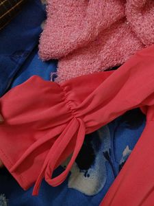 New Short Frock With Ruffles