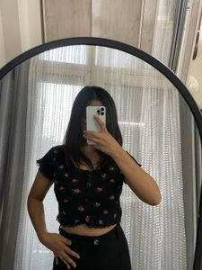 Floral Crop Top