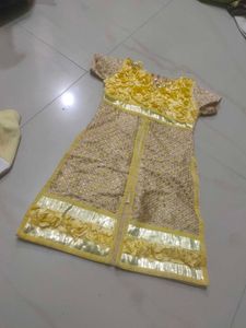 Yellow Embroidered Salwar Kameez