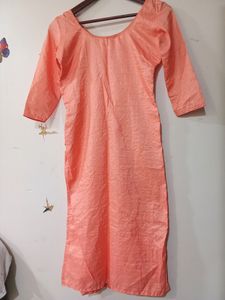 Beautiful Peach Kurti