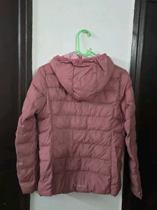uniqlo baby Pink Puffer Jacket with Hood bust 32