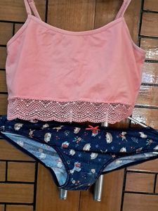 Combo Of Three  Camisole  Panty Like New