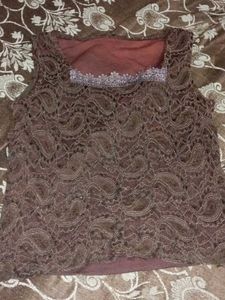 Lace Sleeveless Top