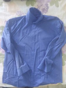 Blue Patterned Shirt