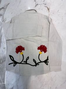 Floral Embroidered Shirt