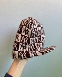 UNISEX Hip Hop Brown Patterned Beanie