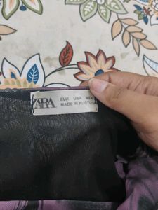 purple square neck top