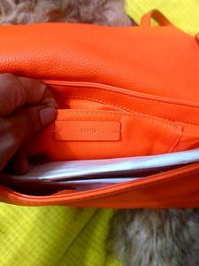Retro Orange Buckle Shoulder Bag