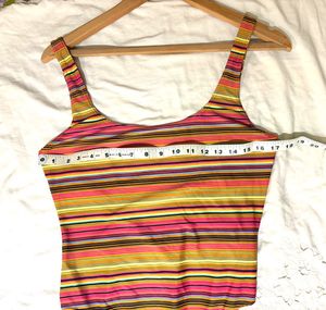 Striped One-Piece Swimsuit