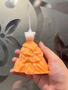 ✨ Golden Grace Dress Candle 🕯️