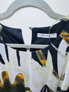 Abstract Print Dress