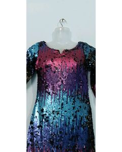 Multicolour Party Wear Dress