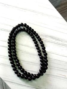 Black Beaded Necklace