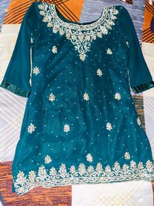 Elegant Green sharara Kurta