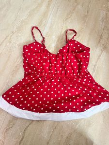Red Polka Dot Pajama Set