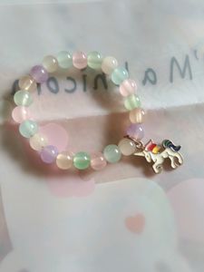 Cute Unicorn Bag And Bracelet Combo💥