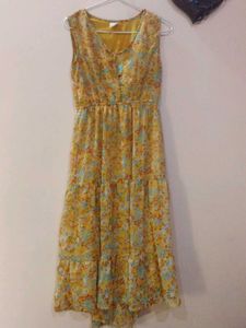 Floral Yellow Dress