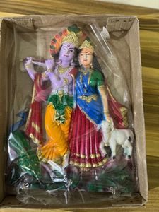 Radha Krishna Handicraft Frame - For Keys