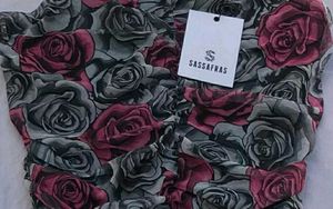 Floral Mesh Midi Dress